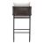 Palm Paradise Olefin/Aluminum/Synthetic Rattan Weave Barstool