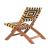 Sunbeam Synthetic Rattan Weave/Wood Outdoor Lounge Chair
