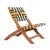 Sunbeam Synthetic Rattan Weave/Wood Outdoor Lounge Chair