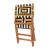 Sunbeam Synthetic Rattan Weave/Wood Outdoor Lounge Chair