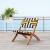 Sunbeam Synthetic Rattan Weave/Wood Outdoor Lounge Chair