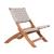 Tide Synthetic Rattan Weave/Wood Outdoor Lounge Chair