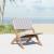 Tide Synthetic Rattan Weave/Wood Outdoor Lounge Chair
