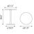 Soleil Round Steel Outdoor Bar Table