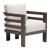 Bal Harbor Olefin/Aluminum Outdoor Armchair