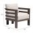 Bal Harbor Olefin/Aluminum Outdoor Armchair
