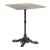 Alfresco Square Faux Concrete/Metal Outdoor Dining Table