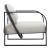 Flakt Polyester/Aluminum Outdoor Accent Chair