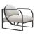 Flakt Polyester/Aluminum Outdoor Accent Chair