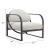 Flakt Polyester/Aluminum Outdoor Accent Chair