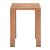 Regels Square Aluminum Side Table