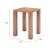 Regels Square Aluminum Side Table
