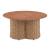 Soka Round Aluminum/Synthetic Rattan Weave Outdoor Coffee Table