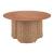 Soka Round Aluminum/Synthetic Rattan Weave Outdoor Coffee Table