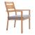 Rader Olefin/Aluminum Outdoor Dining Chair