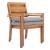 Rader Olefin/Aluminum Outdoor Dining Chair