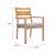 Rader Olefin/Aluminum Outdoor Dining Chair