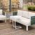 Noga Round Aluminum Outdoor End Table