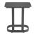Friss Rectangular Aluminum Outdoor End Table