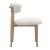 Bege Olefin/Aluminum Outdoor Dining Chair