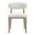 Bege Olefin/Aluminum Outdoor Dining Chair
