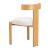 Tiana Olefin/Aluminum Dining Chair