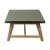 Dert Rectangular Faux Concrete/Wood Coffee Table