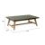 Dert Rectangular Faux Concrete/Wood Coffee Table