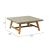 Kert Square Faux Concrete/Wood Outdoor Coffee Table