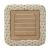 Antul Wood/Rope Nylon Outdioor Coffee Table