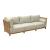 Teras L-Shape Olefin/Wood Outdoor Sectional