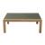 Teras Square Faux Concrete/Wood Outdoor Coffee Table