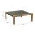 Teras Square Faux Concrete/Wood Outdoor Coffee Table