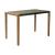 Kata Rectangular Faux Concrete/Wood Counter Table