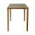 Kata Rectangular Faux Concrete/Wood Counter Table