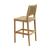 Corde Synthetic Rattan Weave/Wood Outdoor Barstool