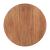 Beban Round Wood/Faux Concrete Side Table