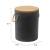 Beban Round Wood/Faux Concrete Side Table
