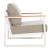 Welt Olefin/Aluminum Outdoor Armchair