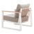 Welt Olefin/Aluminum Outdoor Armchair