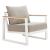 Welt Olefin/Aluminum Outdoor Armchair