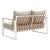 Welt Olefin/Aluminum Outdoor Sofa