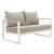 Welt Olefin/Aluminum Outdoor Sofa