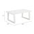 Welt Rectangular Aluminum Outdoor Coffee Table