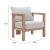 Leto Olefin/Aluminum Outdoor Armchair