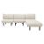 Aperto Olefin/Aluminum Outdoor Chaise