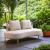 Ruhe Olefin/Synthetic Rattan Weave Outdoor Sofa