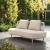 Ruhe Olefin/Synthetic Rattan Weave Outdoor Sofa