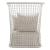 Hudu Olefin/Aluminum Accent Chair