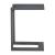 Tudi Rectangular Aluminum Outdoor Side Table